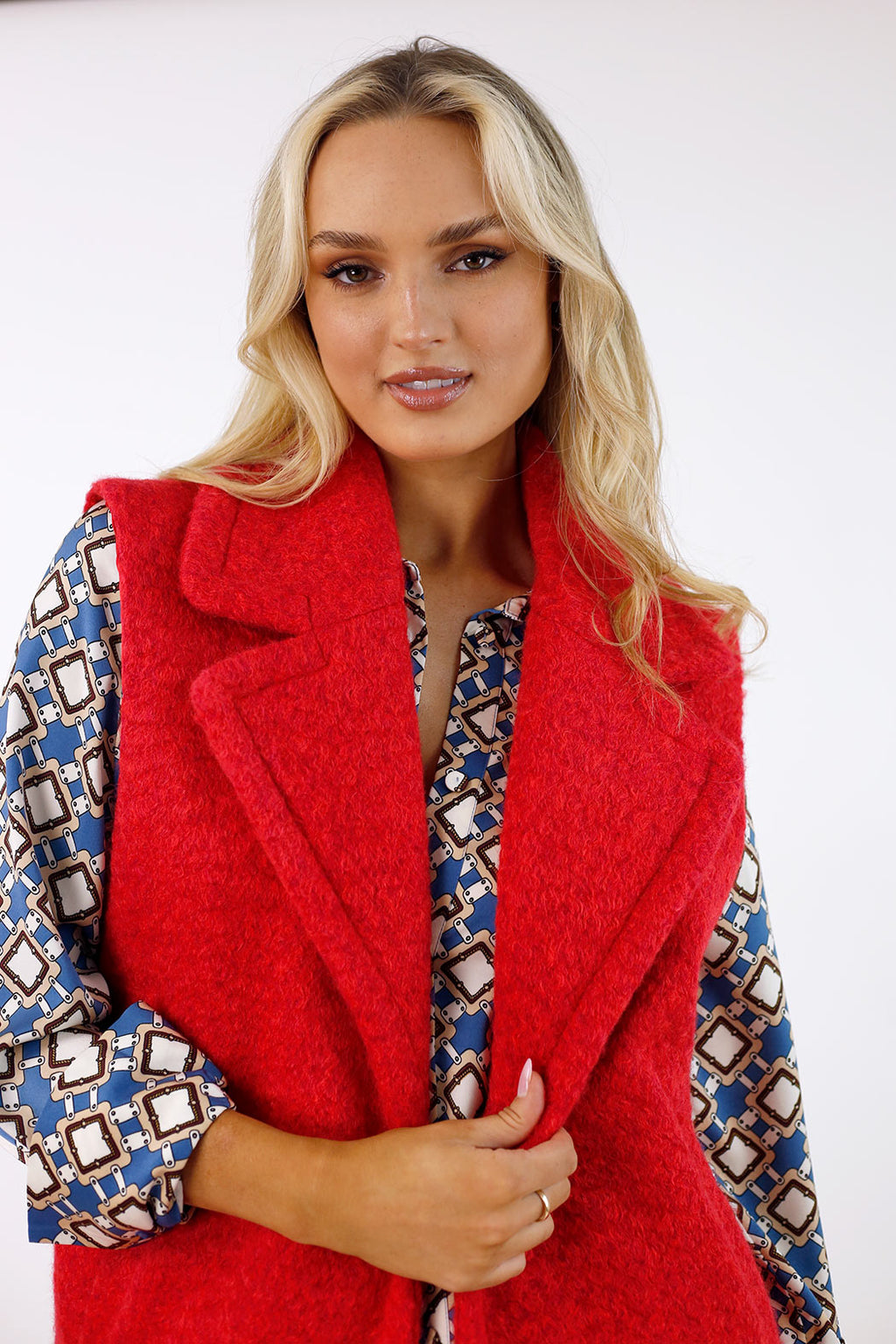 Red Teddy Vest - SALE