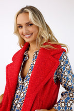 Red Teddy Vest - SALE