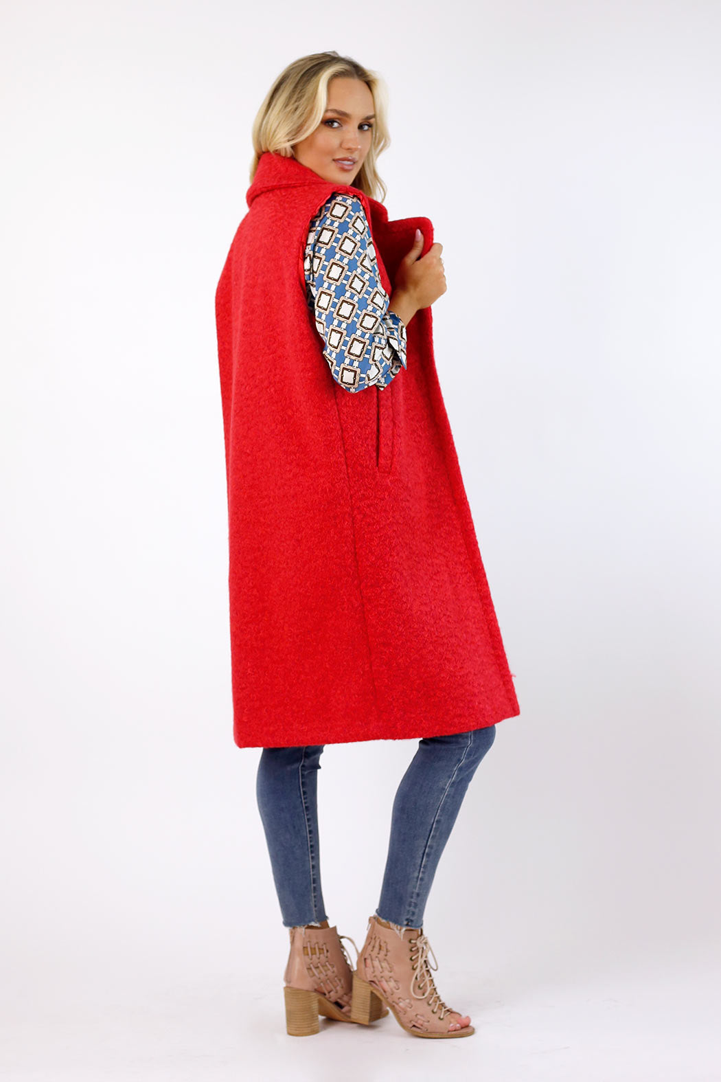 Red Teddy Vest - SALE