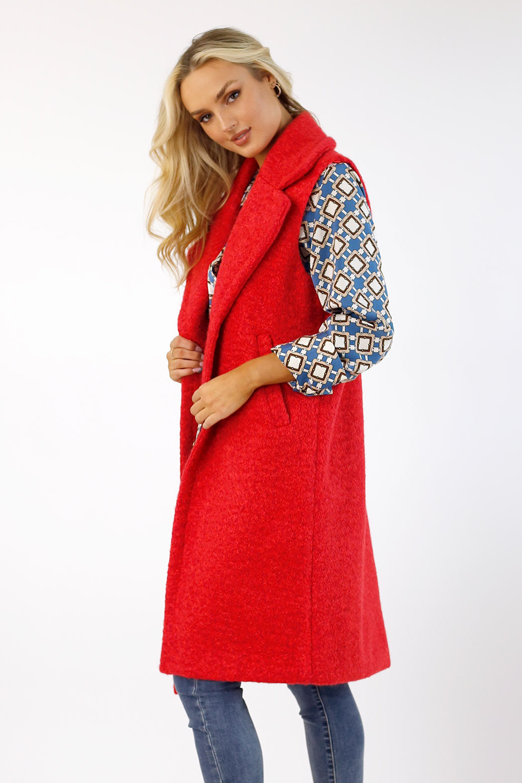 Red Teddy Vest - SALE
