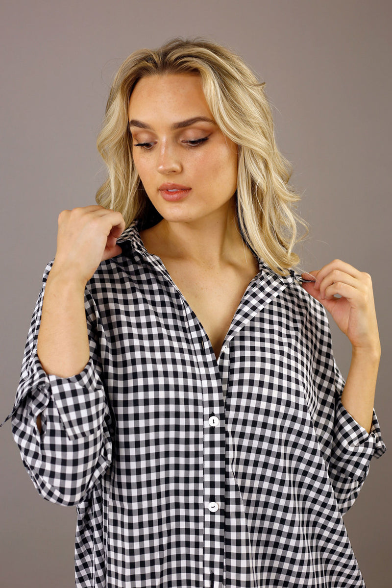 Black and White Blake Shirt - SALE