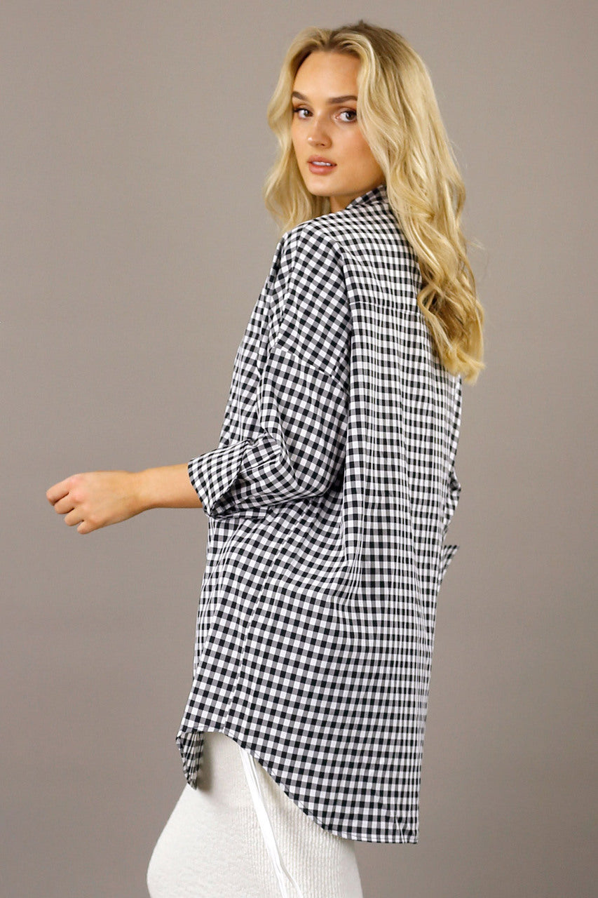 Black and White Blake Shirt - SALE