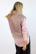 Pink Reversible Crop Vest - FINAL SALE