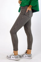 Check Ponte Slim Pant - SALE