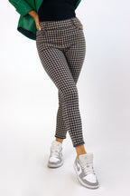 Check Ponte Slim Pant - SALE