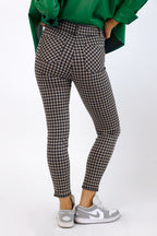 Check Ponte Slim Pant - SALE
