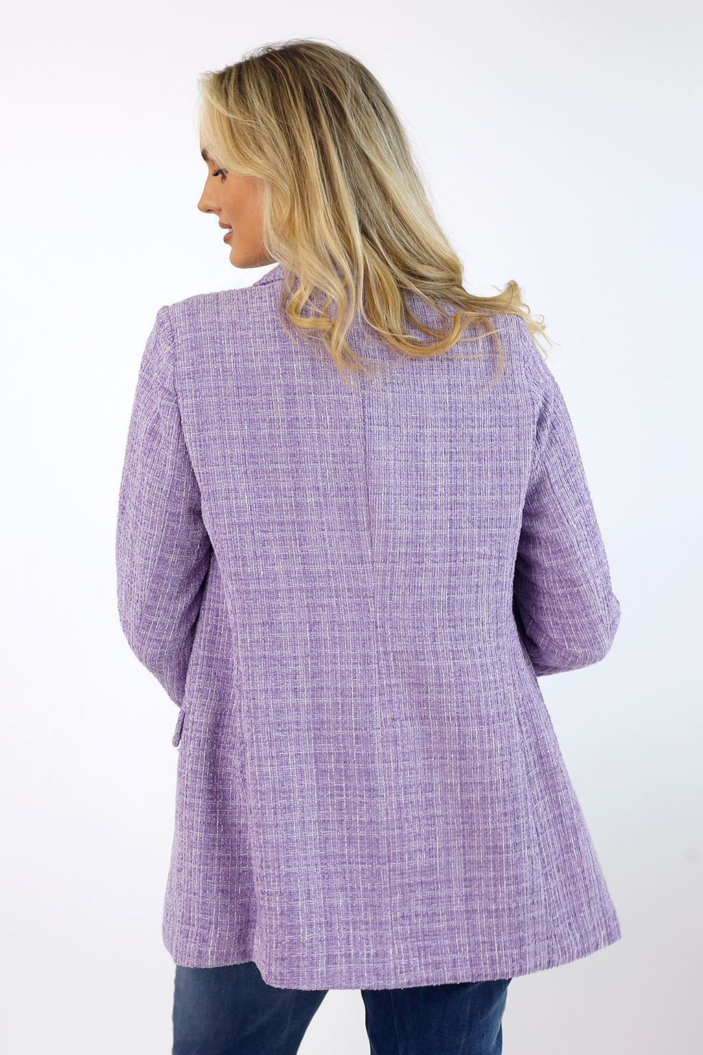 Lilac Textured Blazer - FINAL SALE