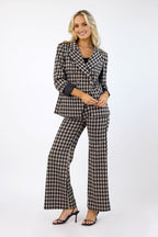 Big Check Ponte Blazer - SALE