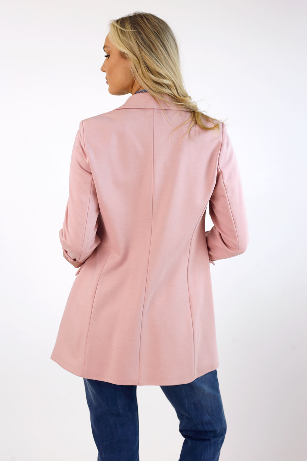 Soft Pink Ponte Blazer - SALE