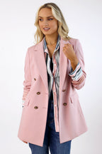 Soft Pink Ponte Blazer - SALE