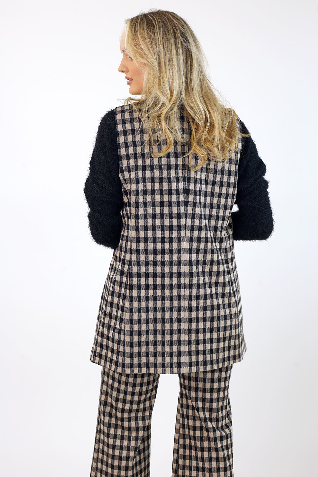 Big Check Zippy Vest - FINAL SALE