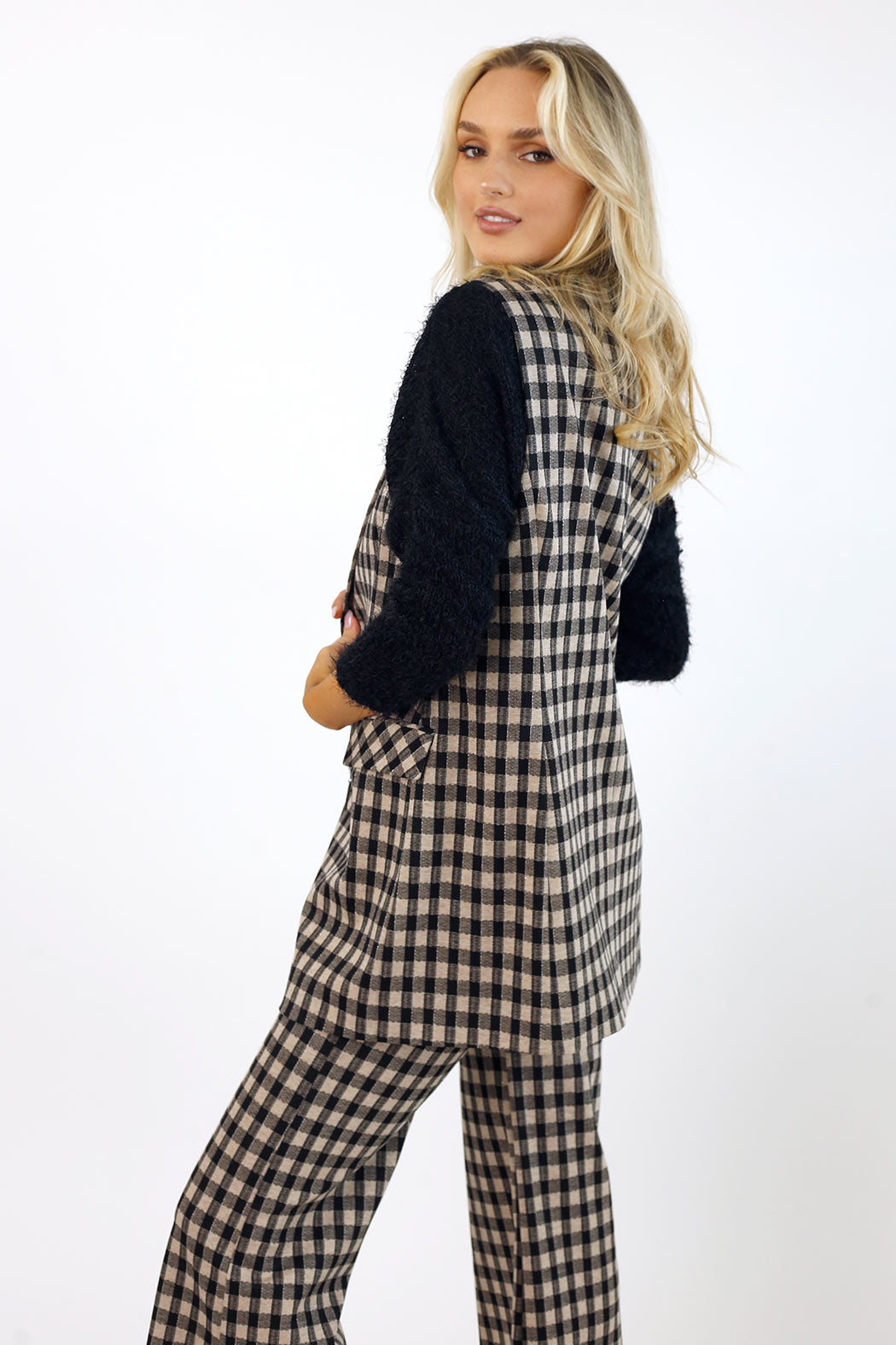 Big Check Zippy Vest - FINAL SALE