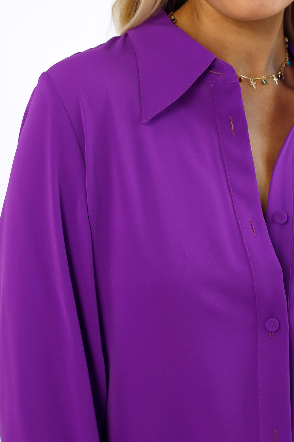 Magenta Soft Touch Asana Shirt