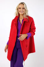 Red Zippy Coat - SALE