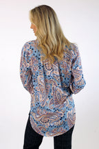 Paisley Silky Blogger Shirt - SALE