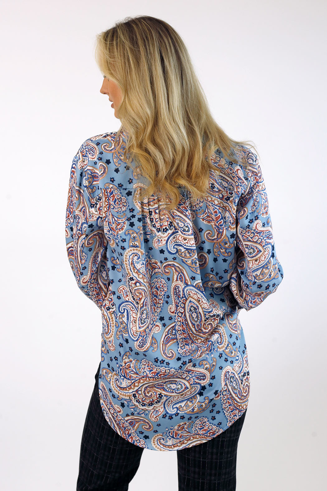 Paisley Silky Blogger Shirt - SALE