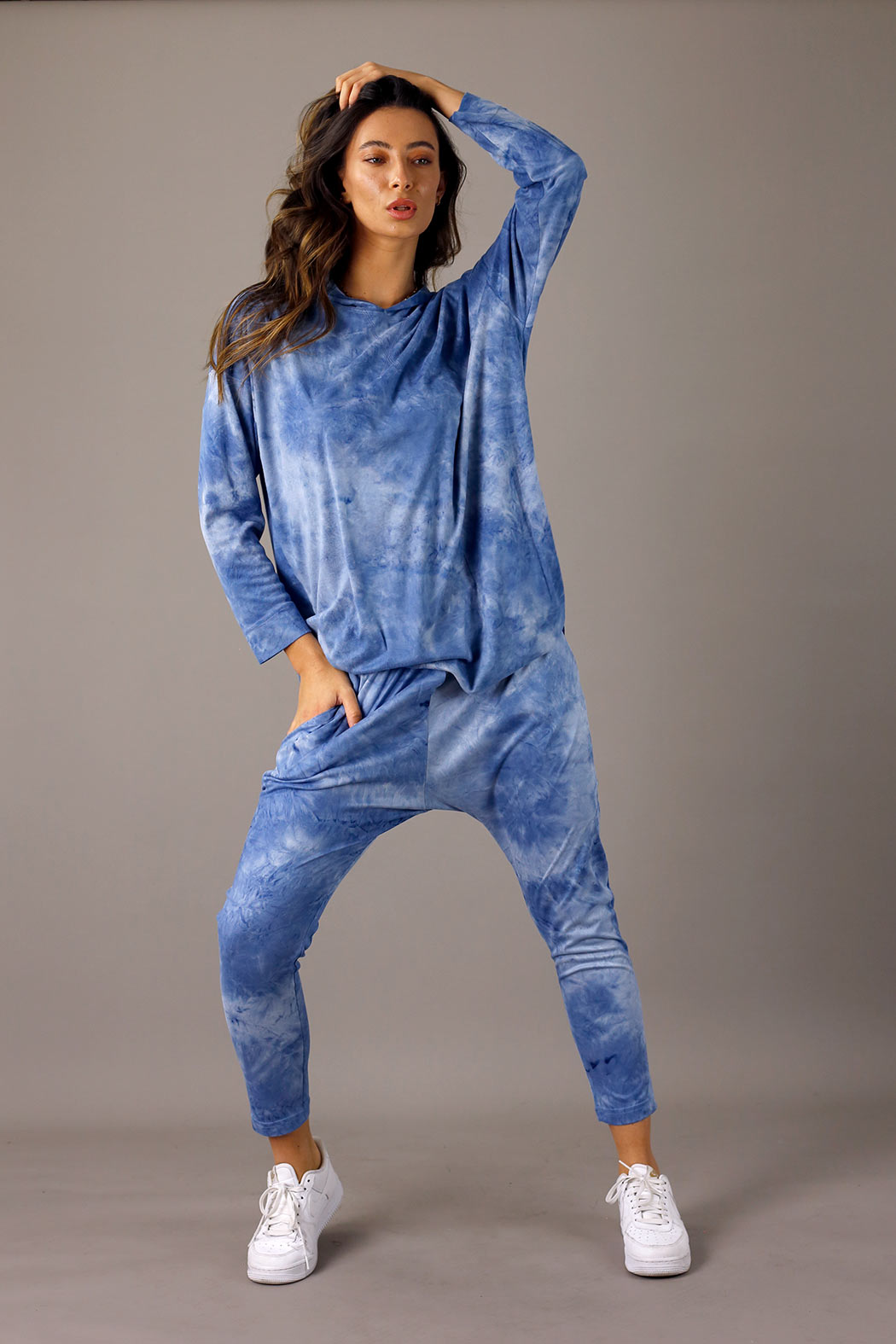 Cornflower Blue Suede Droppie