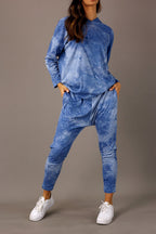 Cornflower Blue Suede Droppie