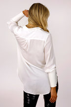 White Classic Seta Andie Shirt - SALE