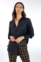 Black Classic Seta Andie Shirt - SALE