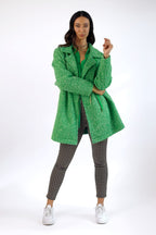 Green Zippy Coat - SALE
