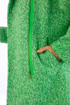 Green Zippy Coat - SALE