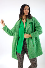 Green Zippy Coat - SALE