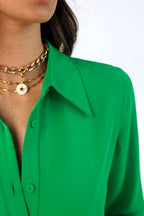 Green Soft Touch Asana Shirt - SALE
