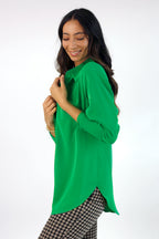 Green Soft Touch Asana Shirt - SALE
