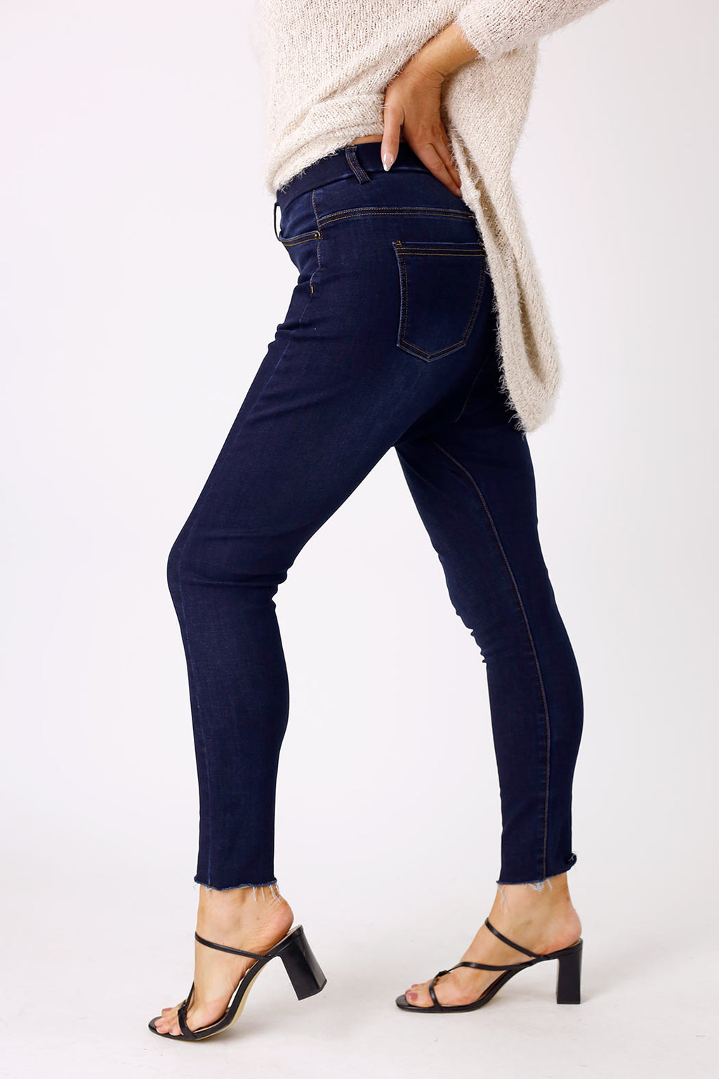 Dark Denim Droppie Jeans - SALE