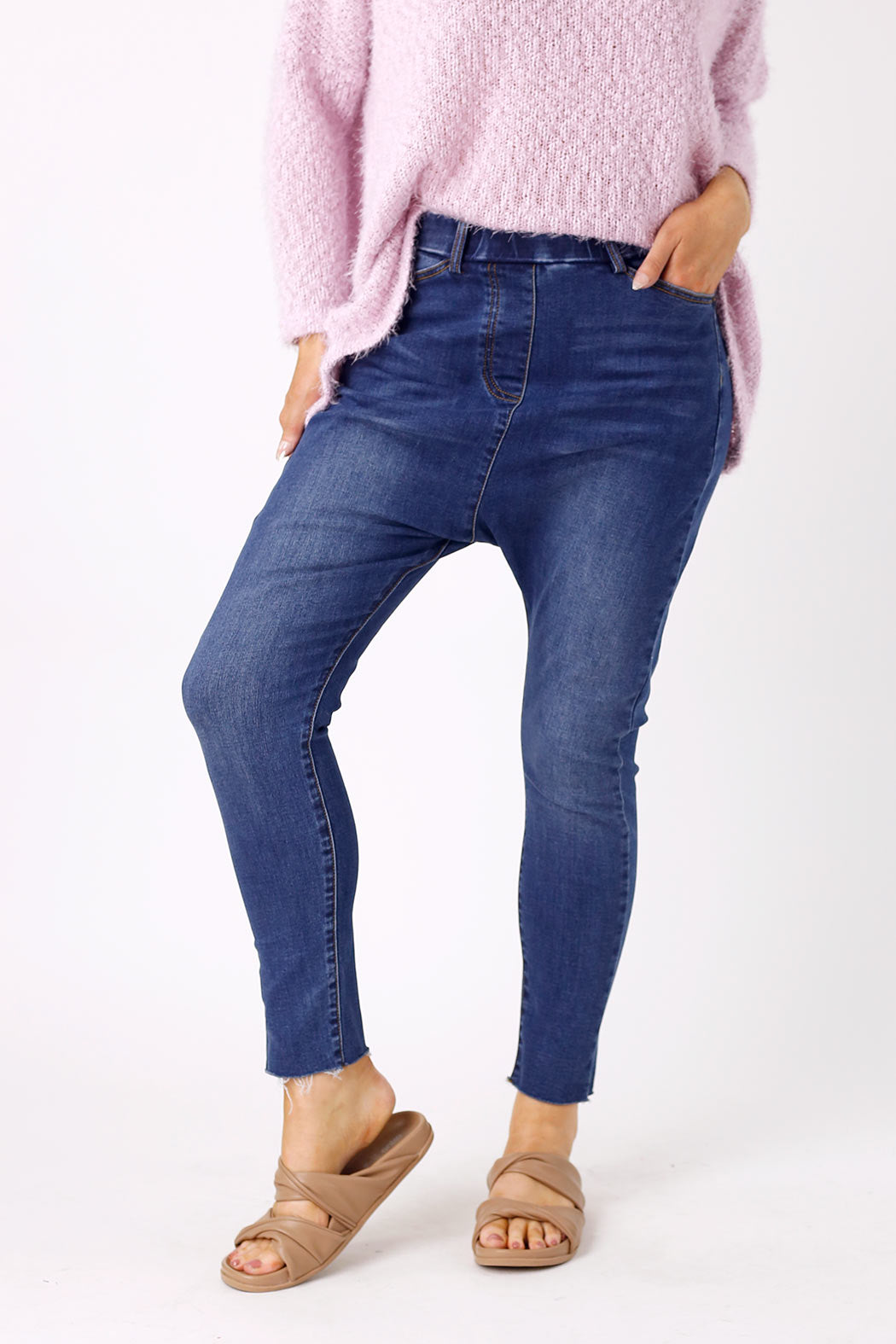 Mid Denim Droppie Jeans