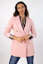 Pink Textured Blazer - FINAL SALE