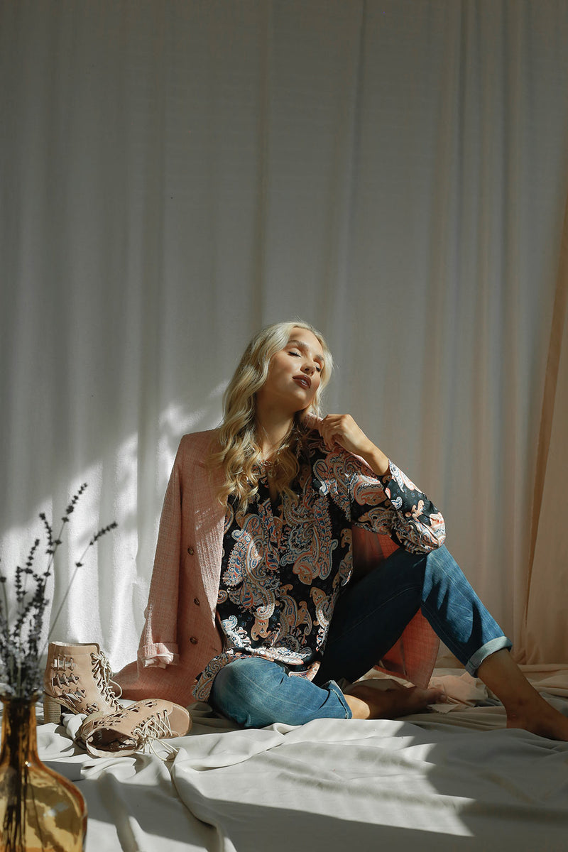 Paisley Silky Darling Shirt