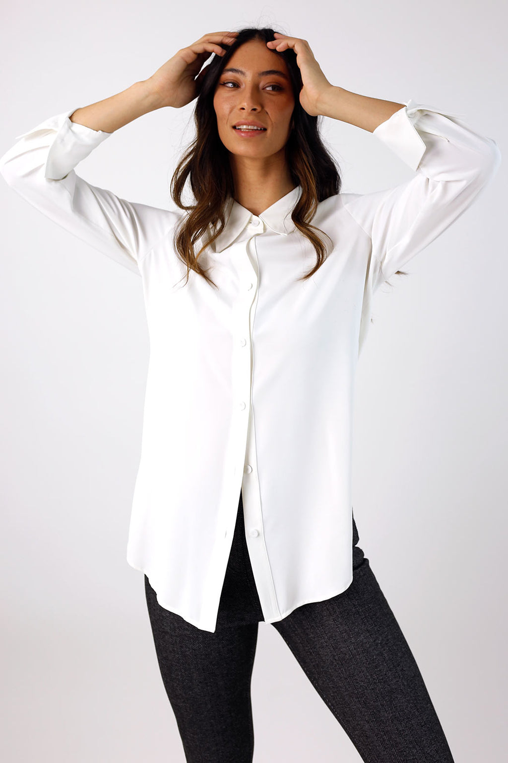 Ivory Soft Touch Asana Shirt - SALE