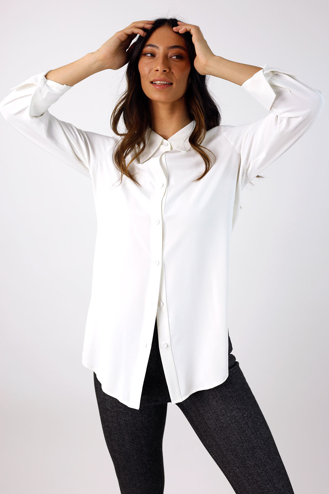 Ivory Soft Touch Asana Shirt - SALE