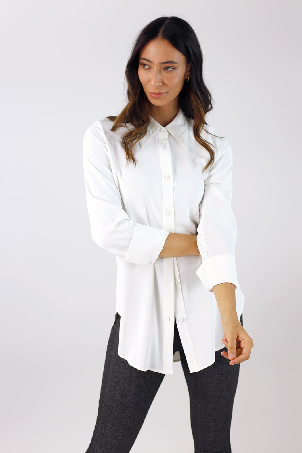 Ivory Soft Touch Asana Shirt - SALE
