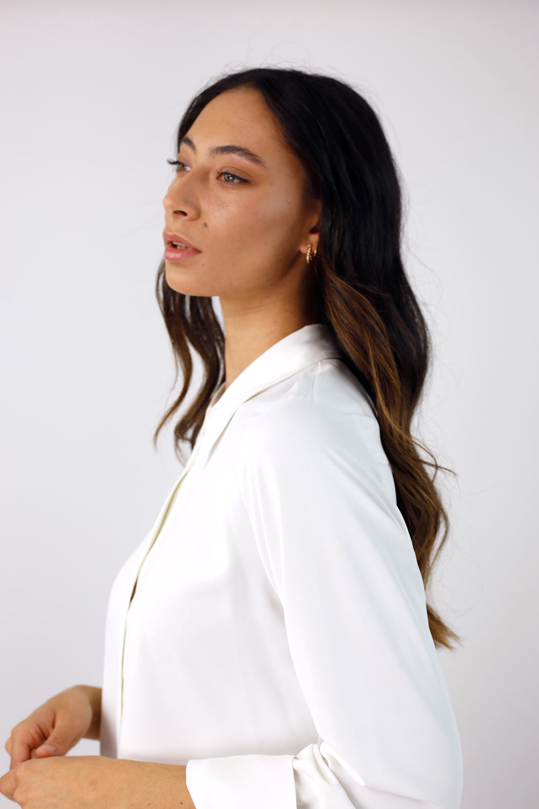 Ivory Soft Touch Asana Shirt - SALE