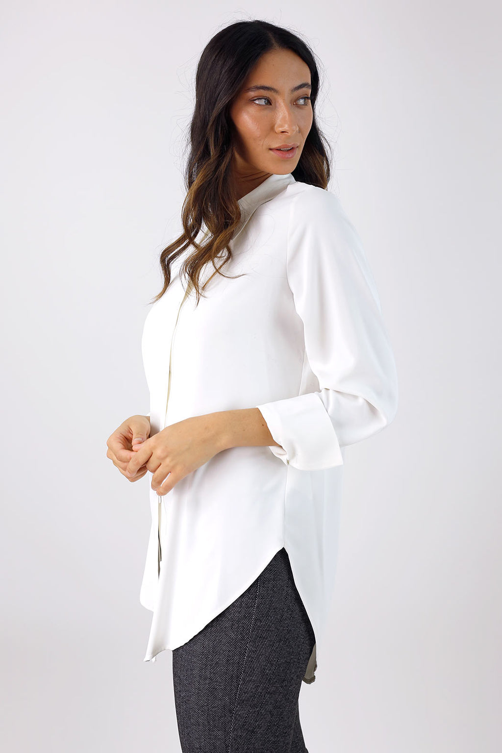 Ivory Soft Touch Asana Shirt - SALE