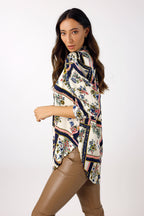 Scarf Silky Puff Shirt - FINAL SALE