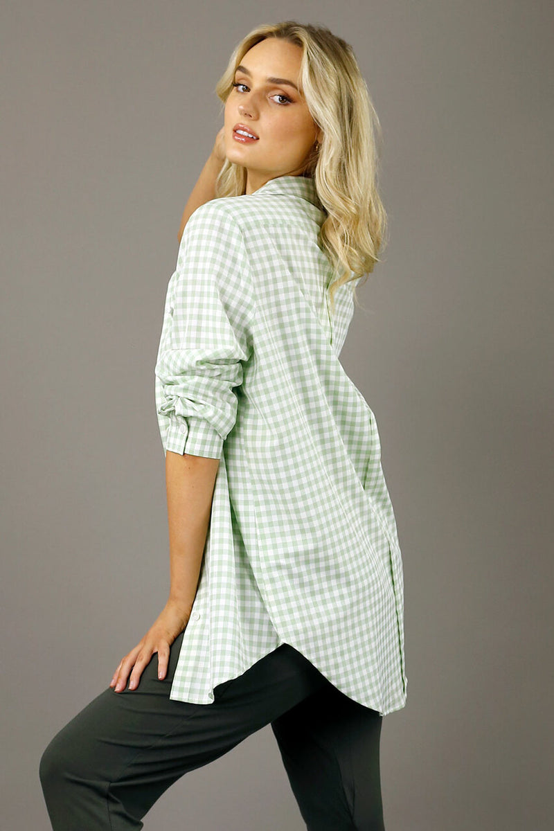 Green Check Pristine Shirt - SALE