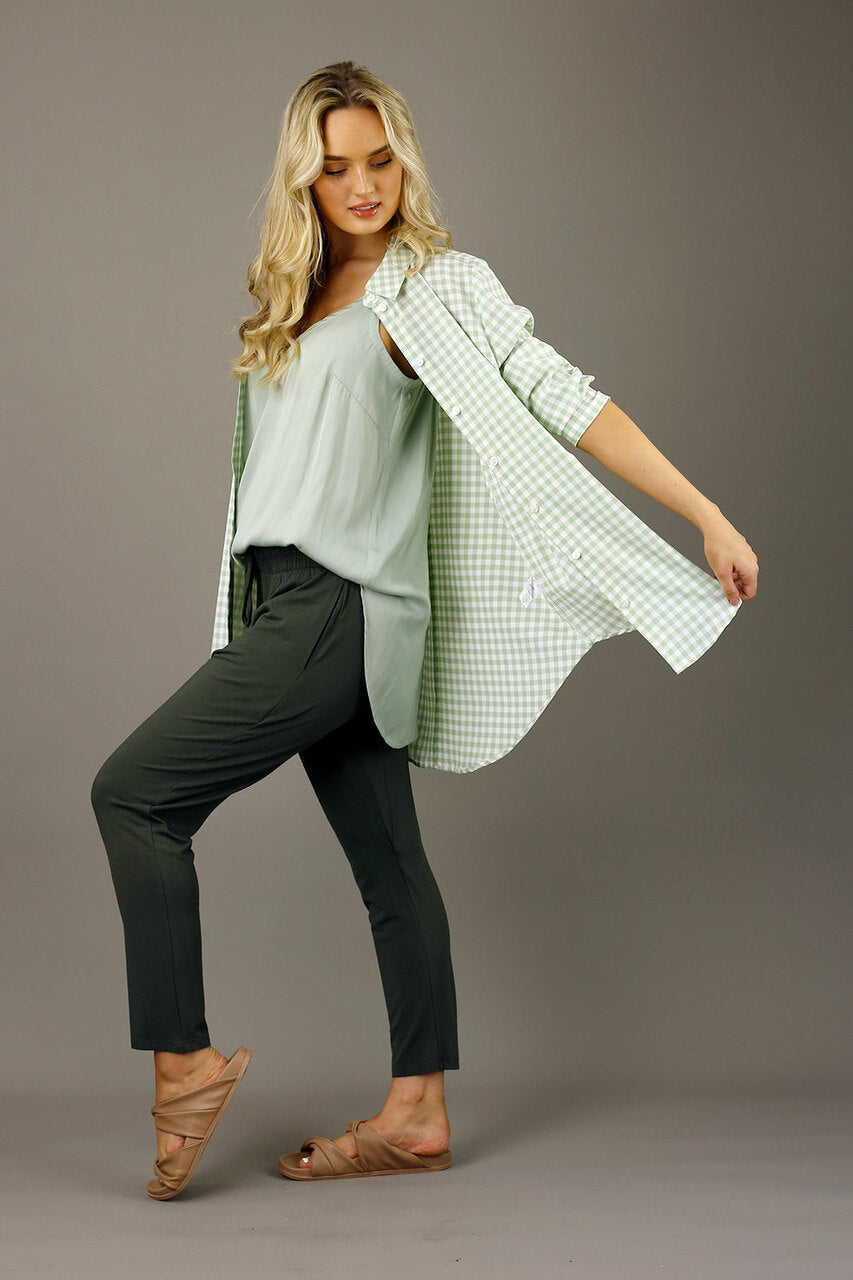 Green Check Pristine Shirt - SALE