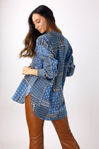 Patchwork Silky Darling Shirt - FINAL SALE