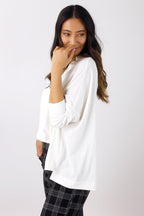 White Rib Pullover - SALE