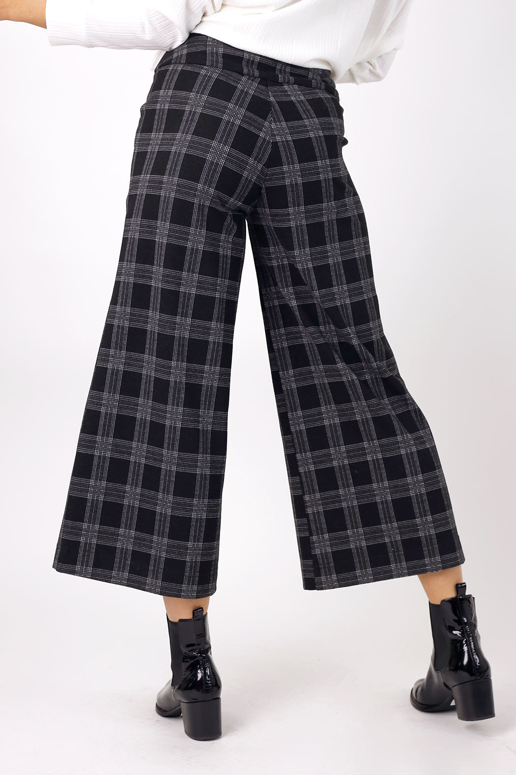 Charcoal Ponte Jet Culotte - SALE