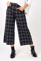 Charcoal Ponte Jet Culotte - SALE