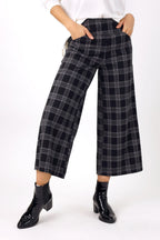Charcoal Ponte Jet Culotte - SALE