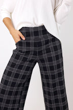 Charcoal Ponte Jet Culotte - SALE
