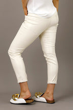Ivory Vegan Leather Pant - FINAL SALE