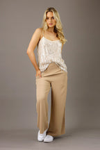 Ivory Allure Sequin Cami