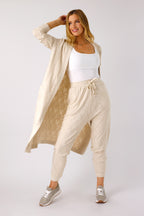 Oatmeal Luxury Woolly Sleek Cardi - FINAL SALE